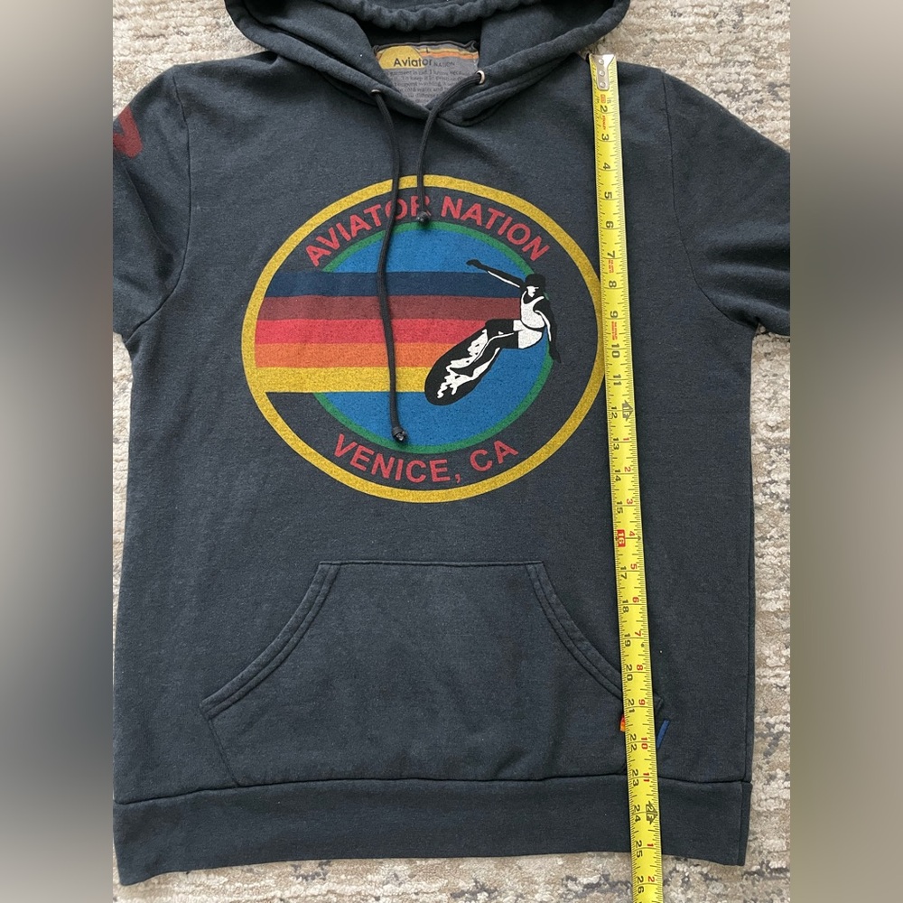Aviator Nation Venice Beach Hoodie Pullover Dark Gray Women’s Size L‎ - Picture 6 of 9